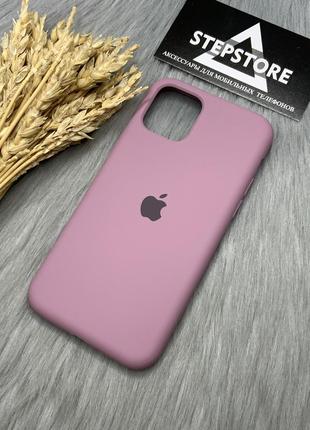 Чехол silicone case для iphone 11 pro с закрытым низом микрофиброй силиконовый противоударный4 фото
