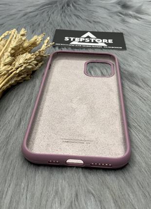 Чехол silicone case для iphone 11 pro с закрытым низом микрофиброй силиконовый противоударный5 фото