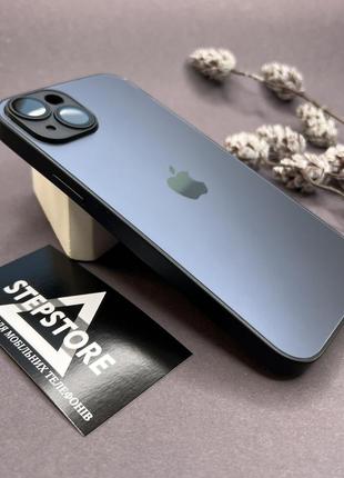 Чехол стеклянный glass case matte iphone 15 матовый закрытая камера с линзами