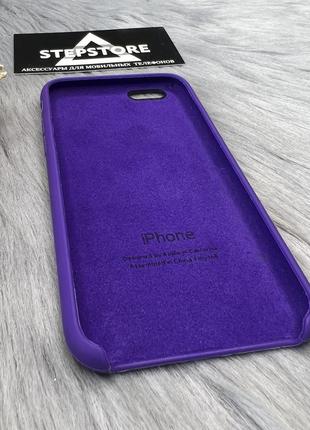 Чохол силіконовий silicone case для iphone 6 6 6s 4.7 з мікрофіброю протиударний5 фото