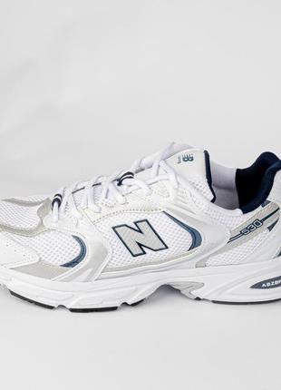 Кросівки класичні "new balance" білого кольору як з 90-х, трендові білі кросівки нью беленс 40-43 р високі унісекс2 фото