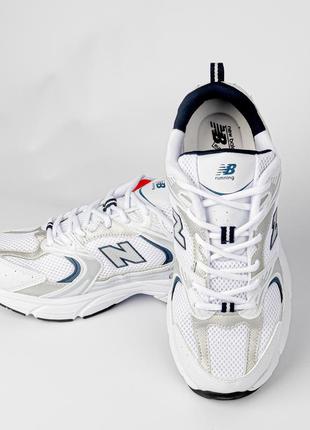 Кросівки класичні "new balance" білого кольору як з 90-х, трендові білі кросівки нью беленс 40-43 р високі унісекс6 фото