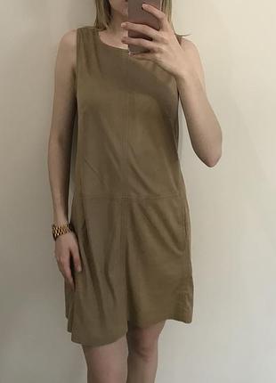 Замшевое платье stradivarius