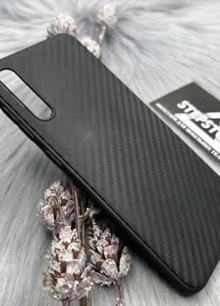 Ученка пляма чохол карбонова для samsung a30s a50 a50s тонкий силіконовий карбон carbon протиударний