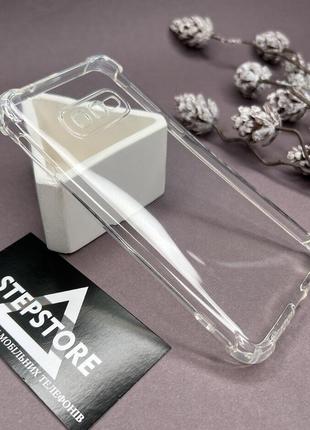Чехол для samsung s10e (g970) прозрачный с защитой камеры с углами противоударный силиконовый