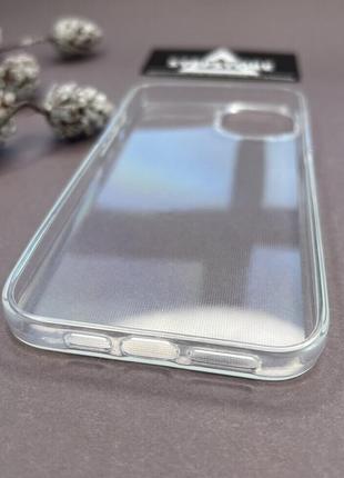 Чохол прозорий для iphone 15 plus силіконовий clear transparent тонкий глянсовий2 фото
