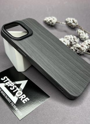 Чохол для iphone 14 під дерево із захистом на камеру функція підставки матовий wooden