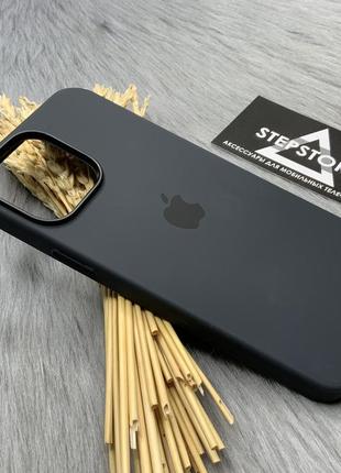 Чохол silicone case з magsafe для iphone 12 pro max без швів з анімацією закритим низом