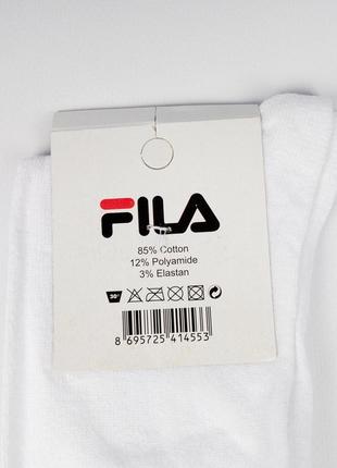 Носки fila черные мужские. высокие, тонкие, с надписью. one size, cotton. 1 пара5 фото