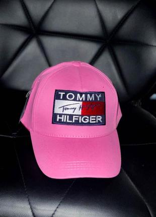 Стильна чоловіча рожева кепка tommy hilfiger | молодіжна літня бейсболка | модний чоловічий головний убір