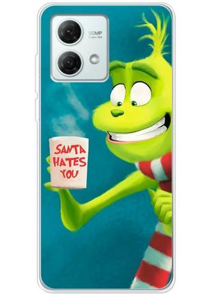 Чохол boxface для motorola g84 5g santa hates you (код товару: 33681)