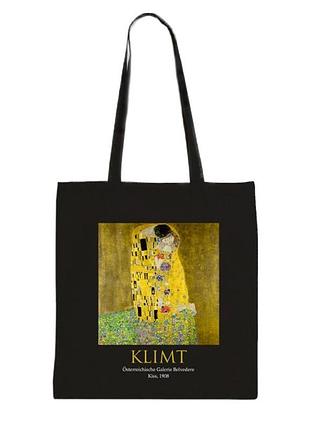 Екошопер bookopt вк4064 klimt «поцілунок» чорний