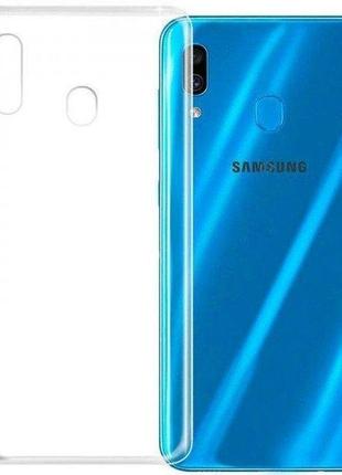 Силіконовий прозорий чохол для samsung a20 a205 (код товару:10724)