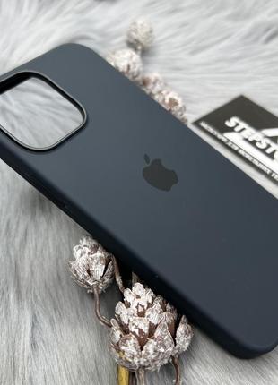 Чохол silicone case з magsafe для iphone 13 pro max з анімацією без швів закритим низом