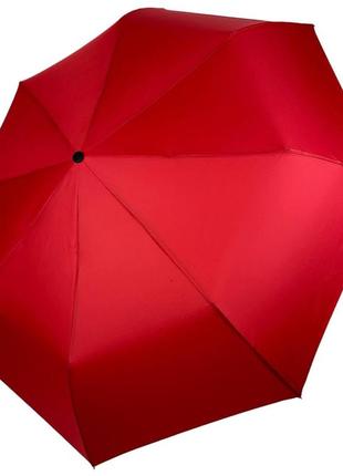 Жіноча однотона механічна парасоля на 8 спиць від thebest, червоний, 0612-7