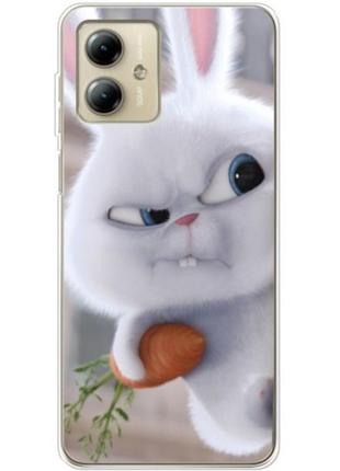 Чохол boxface для motorola g14 rabbit snowball (код товару:33162)