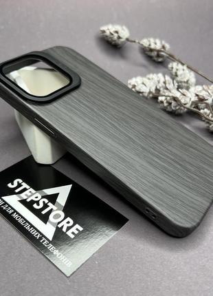 Чехол для iphone 15 pro max под дерево с защитой на камеру функция подставки матовый wooden