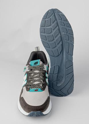 Кросівки чоловічі брендові new balance сірого кольору 40-44 р, взуття для хлопця сыре нью беленс2 фото