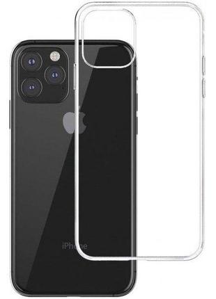 Чохол силіконовий iphone 12 mini прозорий (код товару:15177)