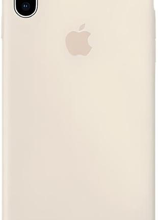 Silicone case для iphone x/xs antique white (код товару:12270)