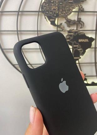 Чехол silicone case с микрофиброй для iphone 11 pro, качественный чехол для айфон 11 про (цвет красный)5 фото