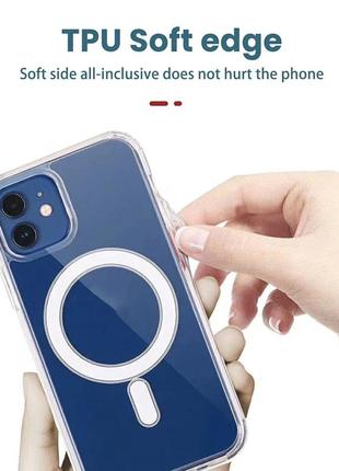 Прозрачный чехол для iphone с magsafe