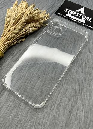 Чехол прозрачный для iphone 14 plus (6.7) противоударный full camera силиконовый с уголками закрытой камерой 2