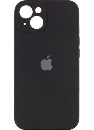 Silicone case full camera для iphone 14 black (код товару:23883)