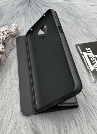 Чохол книжка lux для xiaomi redmi note 9s / note 9 pro чорна з підставкою магнітна протиударна5 фото