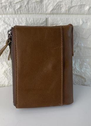 Мужской кожаный кошелек gubintu натуральная кожа мини клатч портмоне4 фото