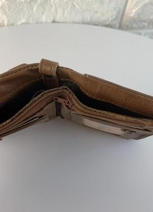 Мужской кожаный кошелек gubintu натуральная кожа мини клатч портмоне5 фото