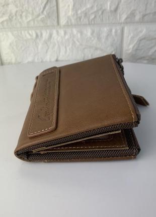 Мужской кожаный кошелек gubintu натуральная кожа мини клатч портмоне2 фото