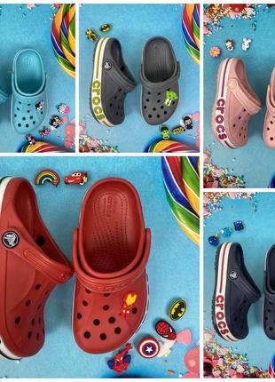 Original crocs bayaband kids дитячі крокси сабо