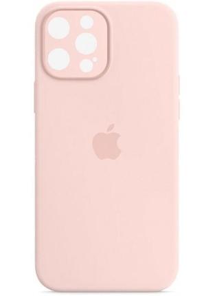 Silicone case full camera для iphone 14 pro max chalk pink (код товару:28769)