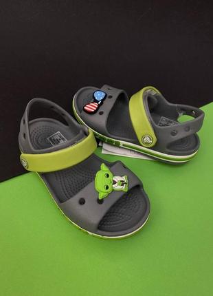 Детские сандалии крокс crocs sandal kids bayaband/crocband