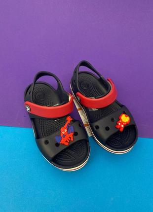 Детские сандалии крокс crocs sandal kids bayaband/crocband