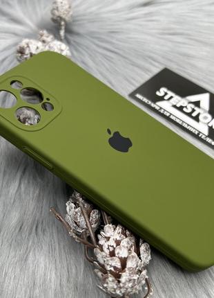Чехол силиконовый silicone case cover full camera 360 для iphone 12 pro 6.1 противоударный с микрофиброй soft
