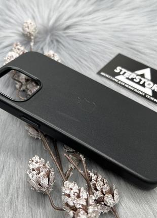 Уценка царапина чехол leather case magsafe для iphone 12 pro max кожа без анимации