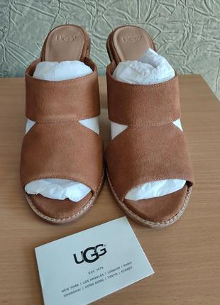 Новые кожаные сабо ugg