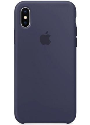 Silicone case для iphone xs max midnight blue (код товару:27960)