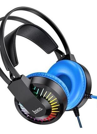 Навушники hoco w105 joyful gaming headphones blue (код товару:19815)