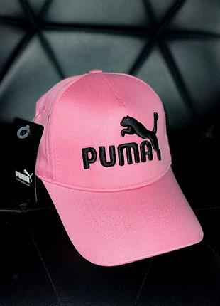 Стильная мужская розовая кепка puma | молодежная летняя бейсболка | модный мужской головной убор