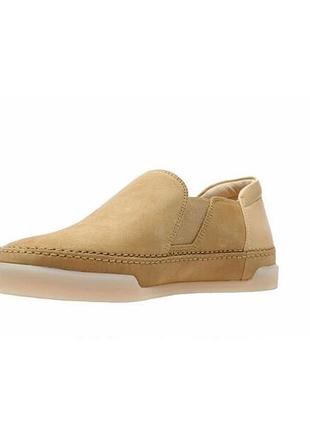 Р.38 clarks нубуковые слипоны оригинал2 фото