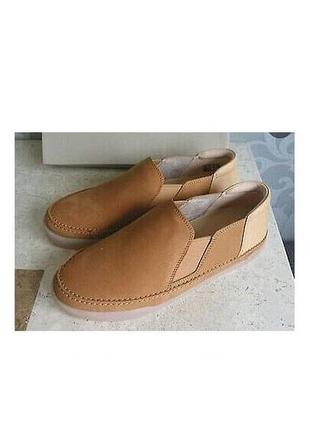 Р.38 clarks нубуковые слипоны оригинал3 фото