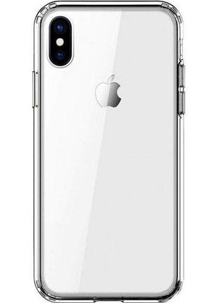 Чохол силіконовий для iphone x/xs прозорий (код товару:18149)2 фото