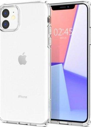 Чохол силіконовий для iphone 11 прозорий (код товару:13106)