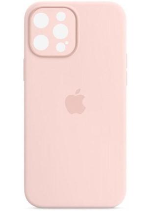 Silicone case full camera для iphone 14 pro chalk pink (код товару:28753)