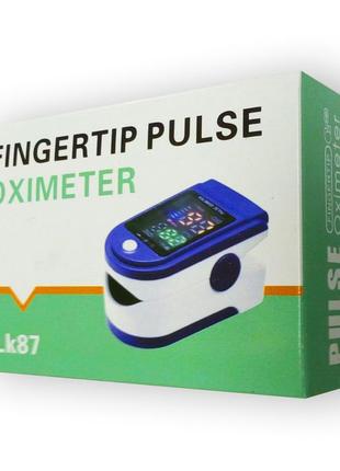 Пульсоксиметр бездротовий fingertip pulse oximeter lk87/пульсометр, оксиметр на палець dr