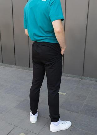 Спортивні штани сірого кольору для хлопця the north face, штани на резинці відмінної якості тонкі для спорту - m5 фото