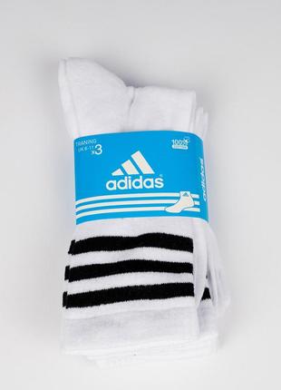 Набор (з шт.) ярких мужских носков бренда adidas. высокие, с цветными полосками. training3 фото